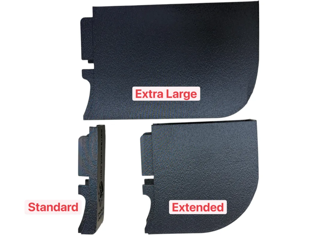 Under Garage Door Duct Wing Sizes