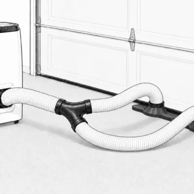 2-Way Splitter Duct 5.9in, 6in, 8in to Duel 5.9in or 6in HVAC Hoses - High Temp ASA 12 2-Way Splitter Duct 5.9in, 6in, 8in to Duel 5.9in or 6in HVAC Hoses - High Temp ASA - Image 3