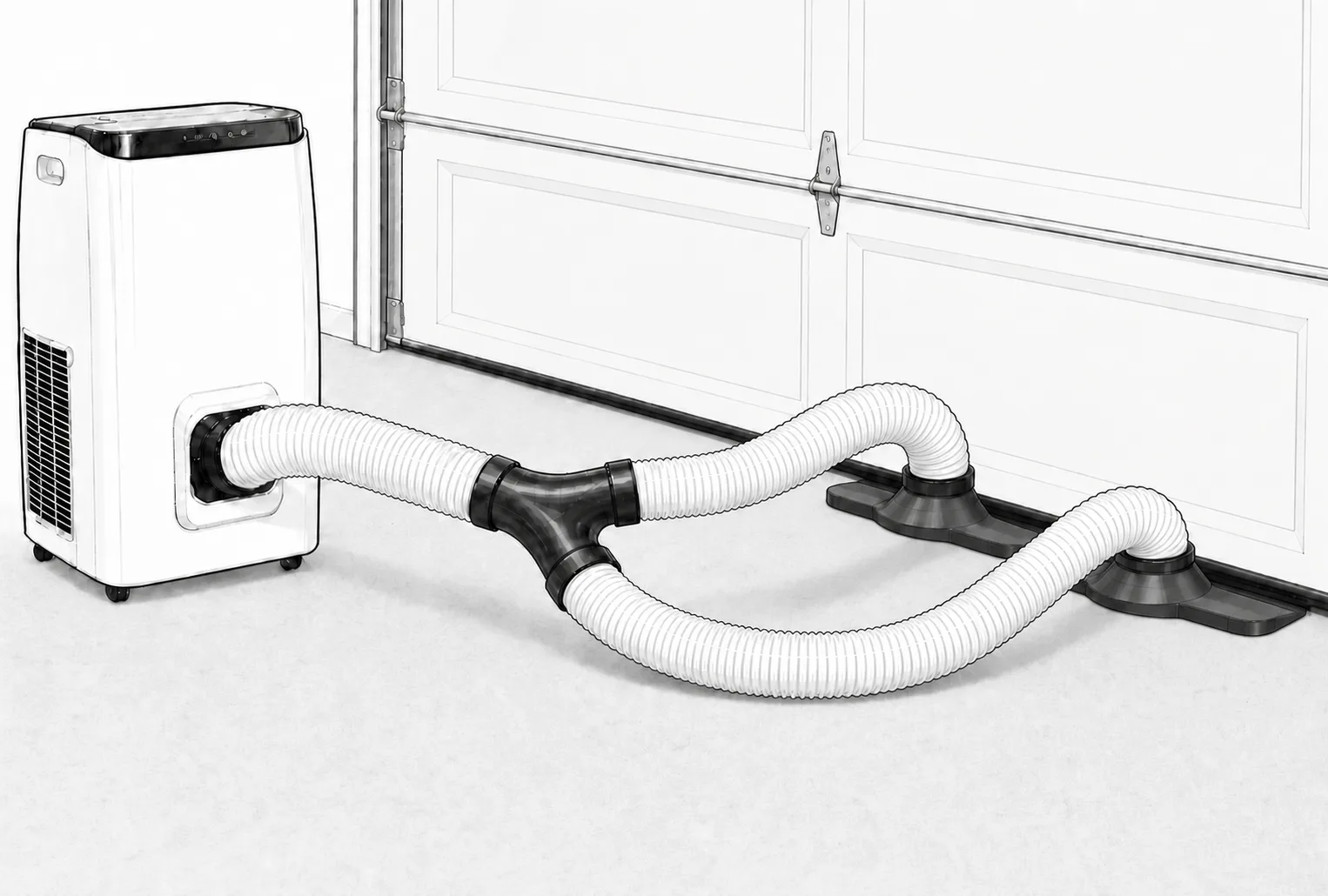 2-Way Splitter Duct 5.9in, 6in, 8in to Duel 5.9in or 6in HVAC Hoses - High Temp ASA 5 2-Way Splitter Duct 5.9in, 6in, 8in to Duel 5.9in or 6in HVAC Hoses - High Temp ASA - Image 3