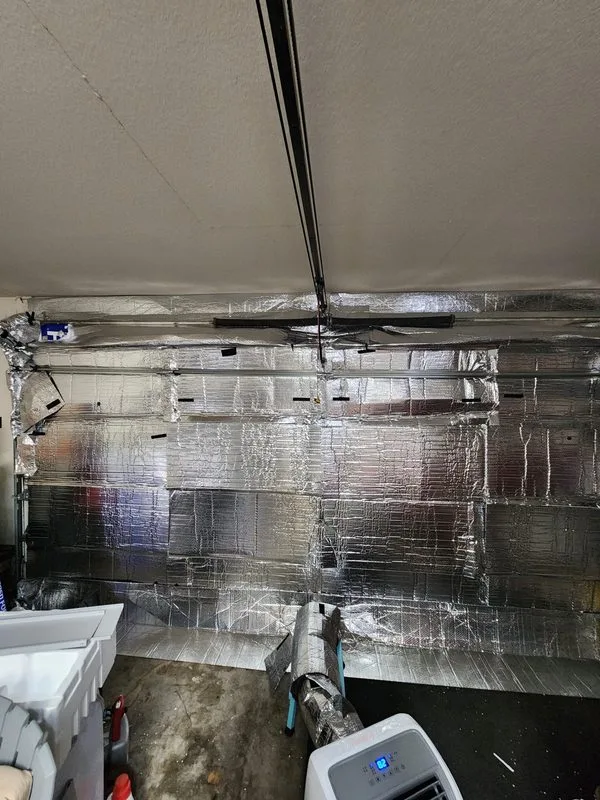 Scott's Foil Insulation Trick & Black & Decker Portable AC in Garage to Battle the 115F Arizona heat! 2 unnamed 3