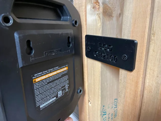 EGO Wall Battery Charger for CH2100 or CH7000 (2 PACK). Mount Only. Easy Mount Alignment - Image 3