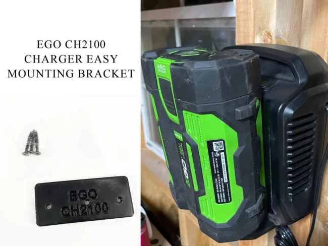 EGO Wall Battery Charger for CH2100 or CH7000 (2 PACK). Mount Only. Easy Mount Alignment