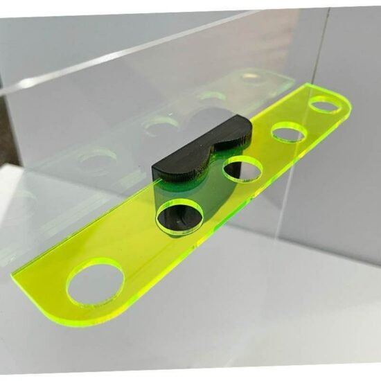 Acrylic Magnetic Narrow 5 Hole Coral Frag Rack - (Great for smaller nano