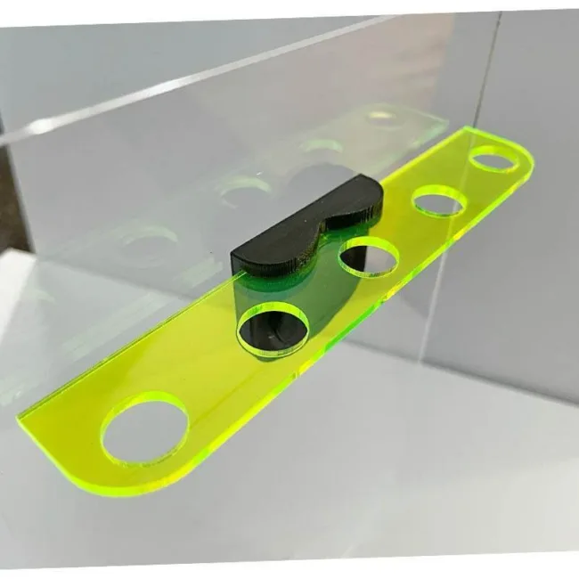Acrylic Magnetic Narrow 5 Hole Coral Frag Rack - (Great for smaller nano