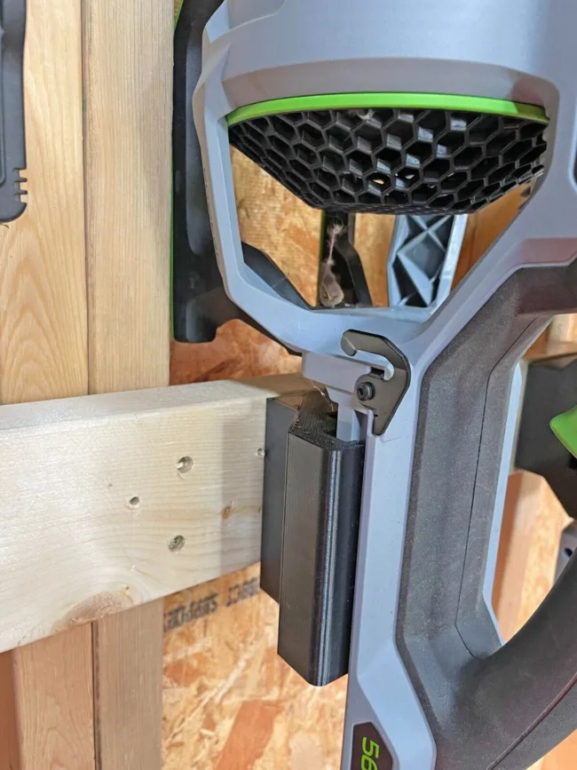 EGO 56V Wall Tool Mount - Allows vertical mounting of Ego Tools to a wall. - Image 5