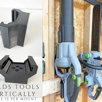 EGO 56V Wall Tool Mount - Allows vertical mounting of Ego Tools to a wall.