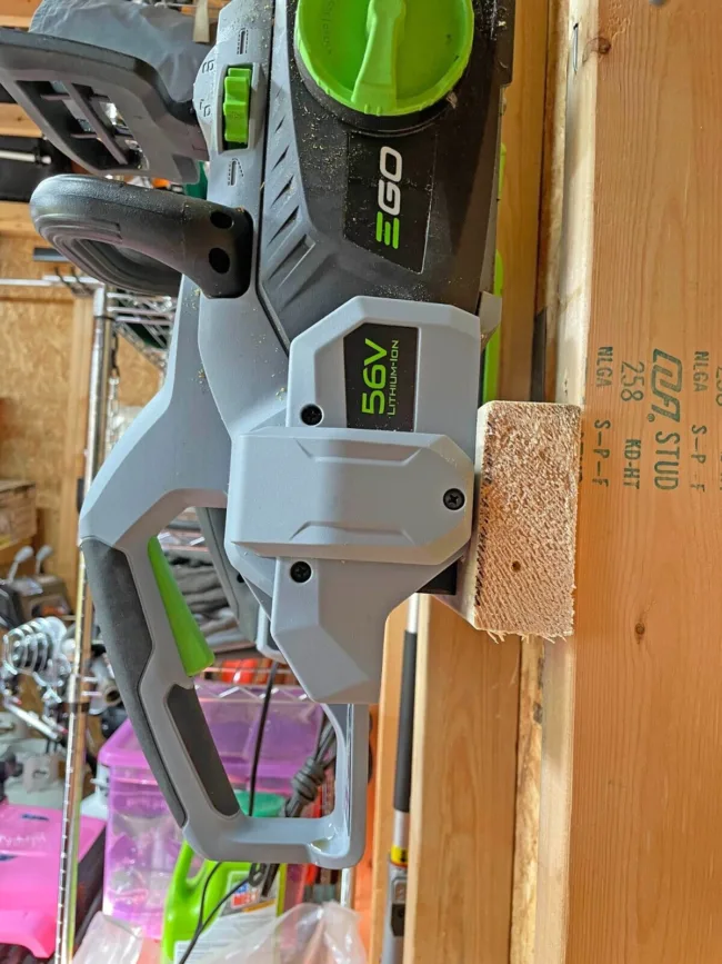 EGO 56V Wall Tool Mount - Allows vertical mounting of Ego Tools to a wall. - Image 6