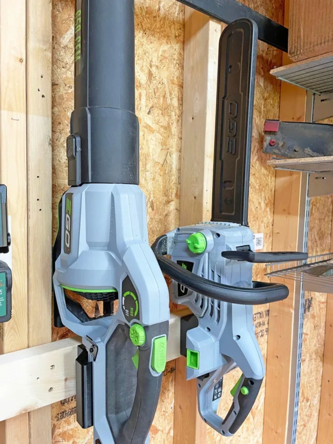 EGO 56V Wall Tool Mount - Allows vertical mounting of Ego Tools to a wall. - Image 9