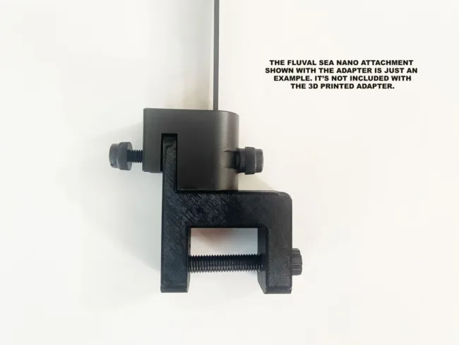 1.5in Fluval Sea Nano rimmed tank adapter - convert a wide tank lip to a smaller - Image 3