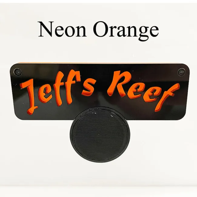 Custom 3.75" Wide x 2.31" height acrylic neon sign for inside your Aquarium Tank - Image 7