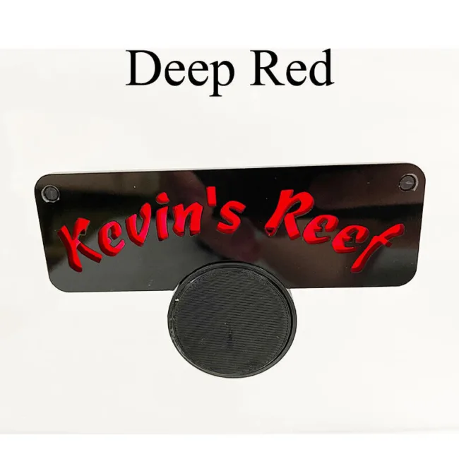 Custom 3.75" Wide x 2.31" height acrylic neon sign for inside your Aquarium Tank - Image 10